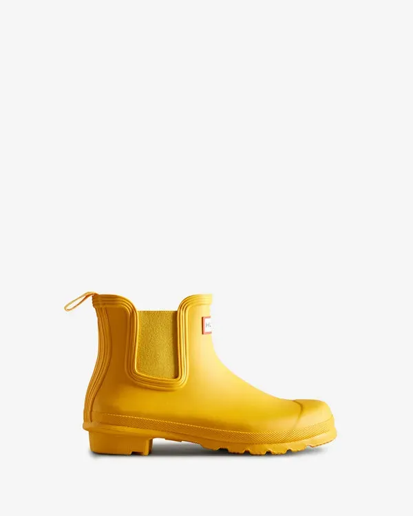 2024 Ultra Alta Definición Botines Hunter Original Chelsea Mujer Amarillo | 486-ONRDVM – Botines