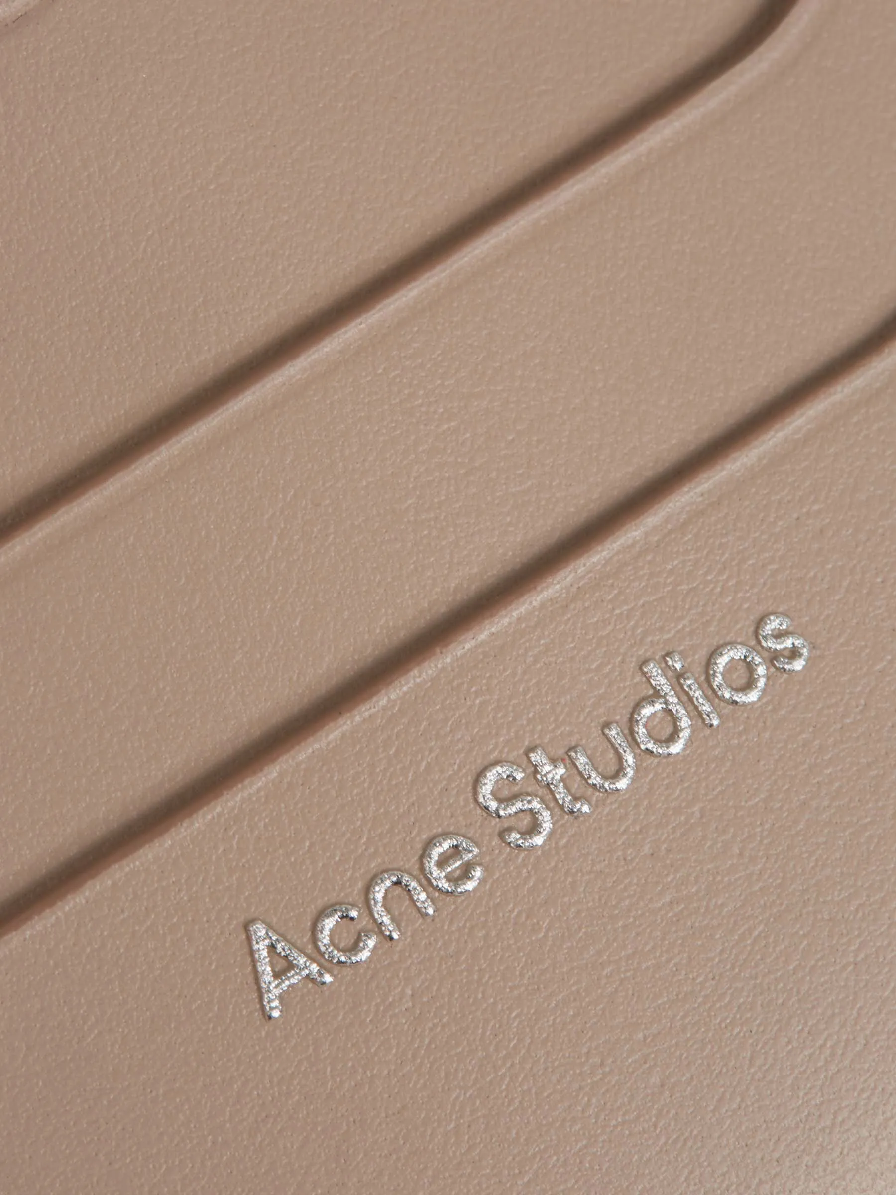 Acne Studios Tarjetero Piel Logo