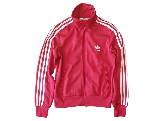 Adidas Chaquetas Blanco Roja 