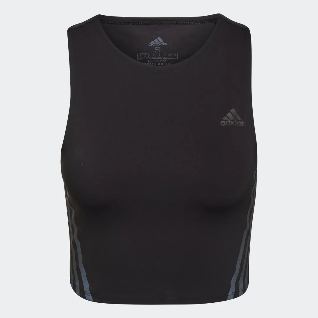 adidas Originals Run Icons 3-Stripes Cooler Running Crop Top