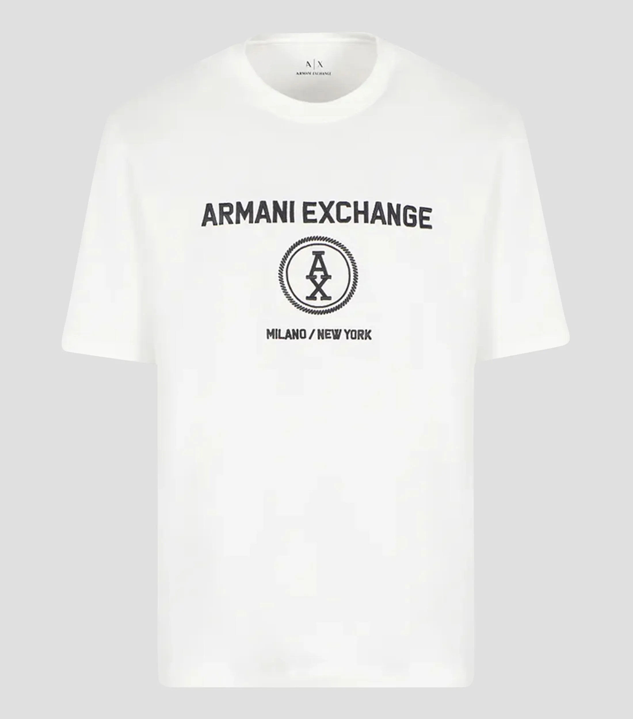 Armani Exchange Playera cuello redondo manga corta estampada Hombre