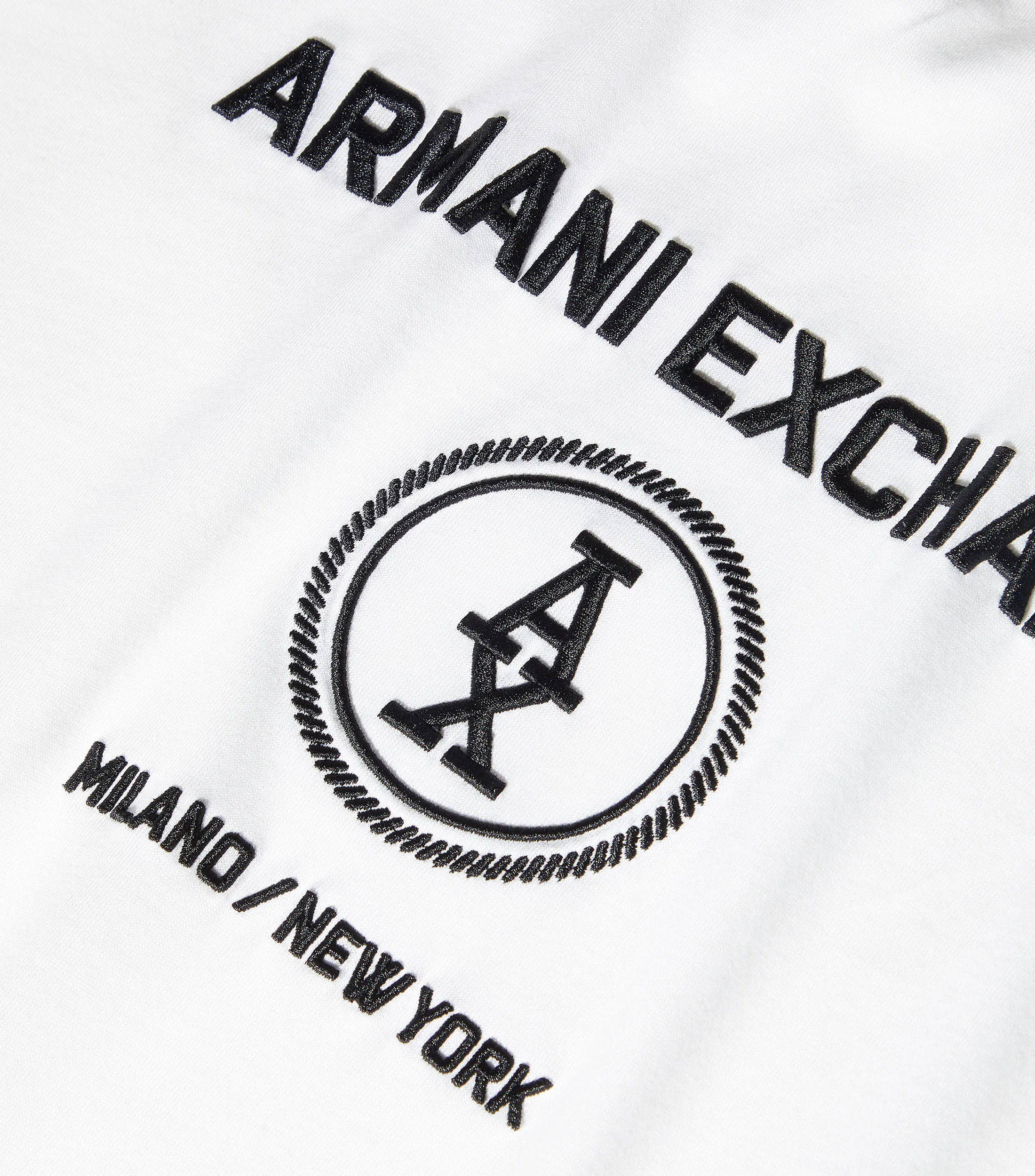 Armani Exchange Playera cuello redondo manga corta estampada Hombre