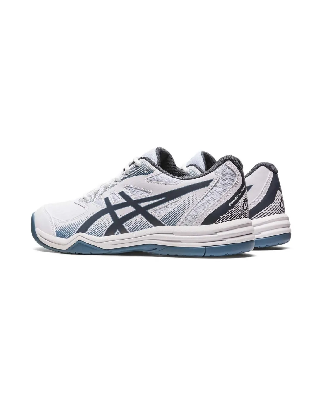 Asics Court Slide 3 Blanco Negro