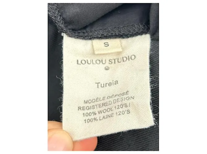 Autre Marque Camiseta corta LOULOU STUDIO.Lana S Internacional Negro 