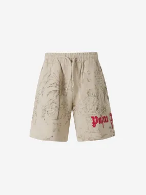 Bermudas Gráfico Estampado