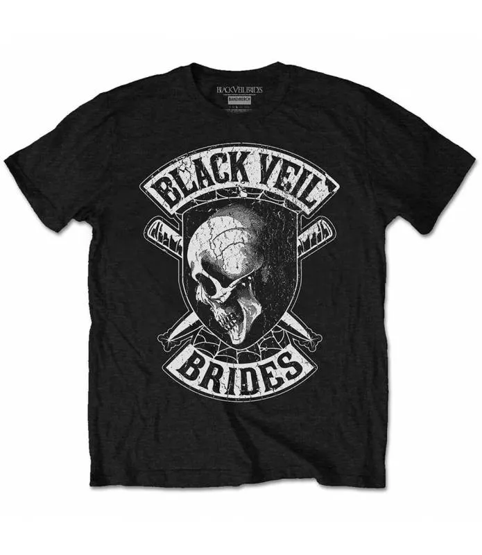 BLACK VEIL BRIDES Hollywood Camiseta Licencia Oficial Manga Corta chico Men ROCK OFF BVBTSP02MB