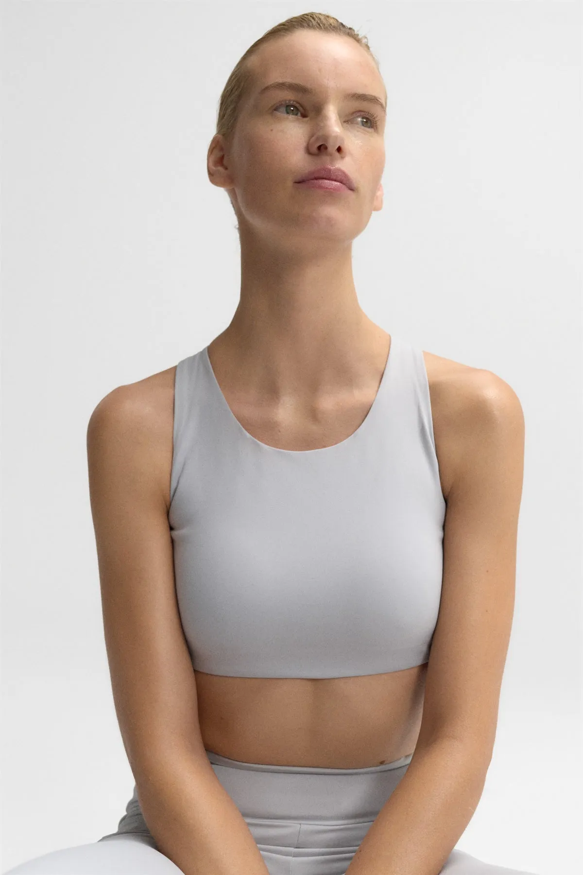 BONA BALANCE YOGA BRA GREY