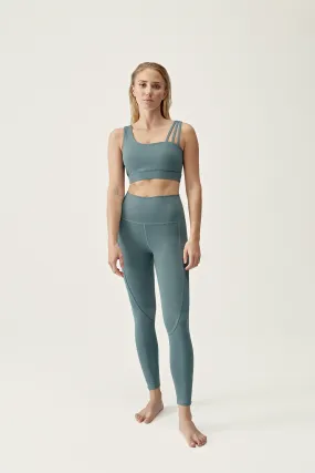 Born Living Yoga Legging Guinza Grey Green