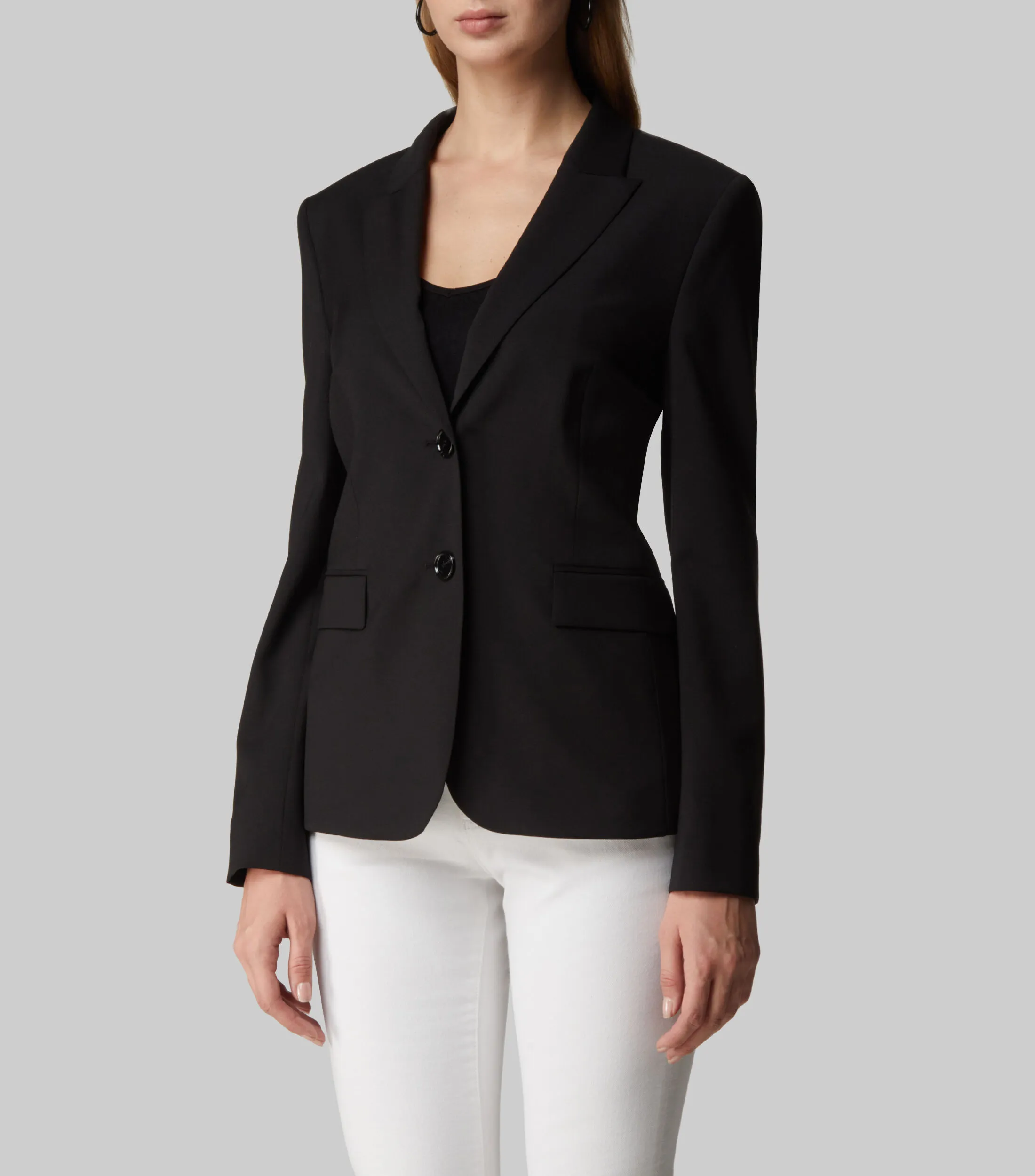 Boss Saco regular fit en lana virgen Mujer