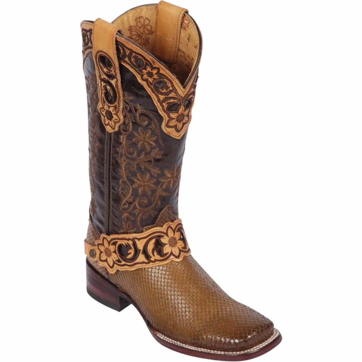 Botas de Piton Grabado para Mujer en Horma Rodeo Q3225731