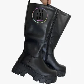 BOTAS LARGAS NEGRO 892