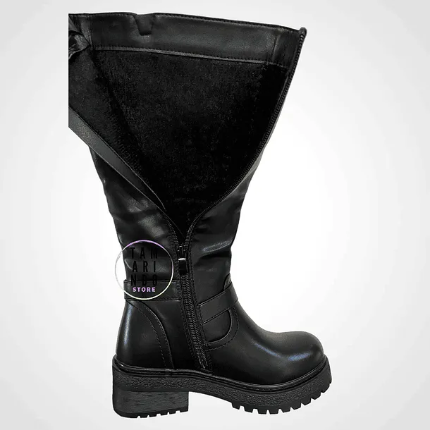 BOTAS LARGAS NEGRO K37