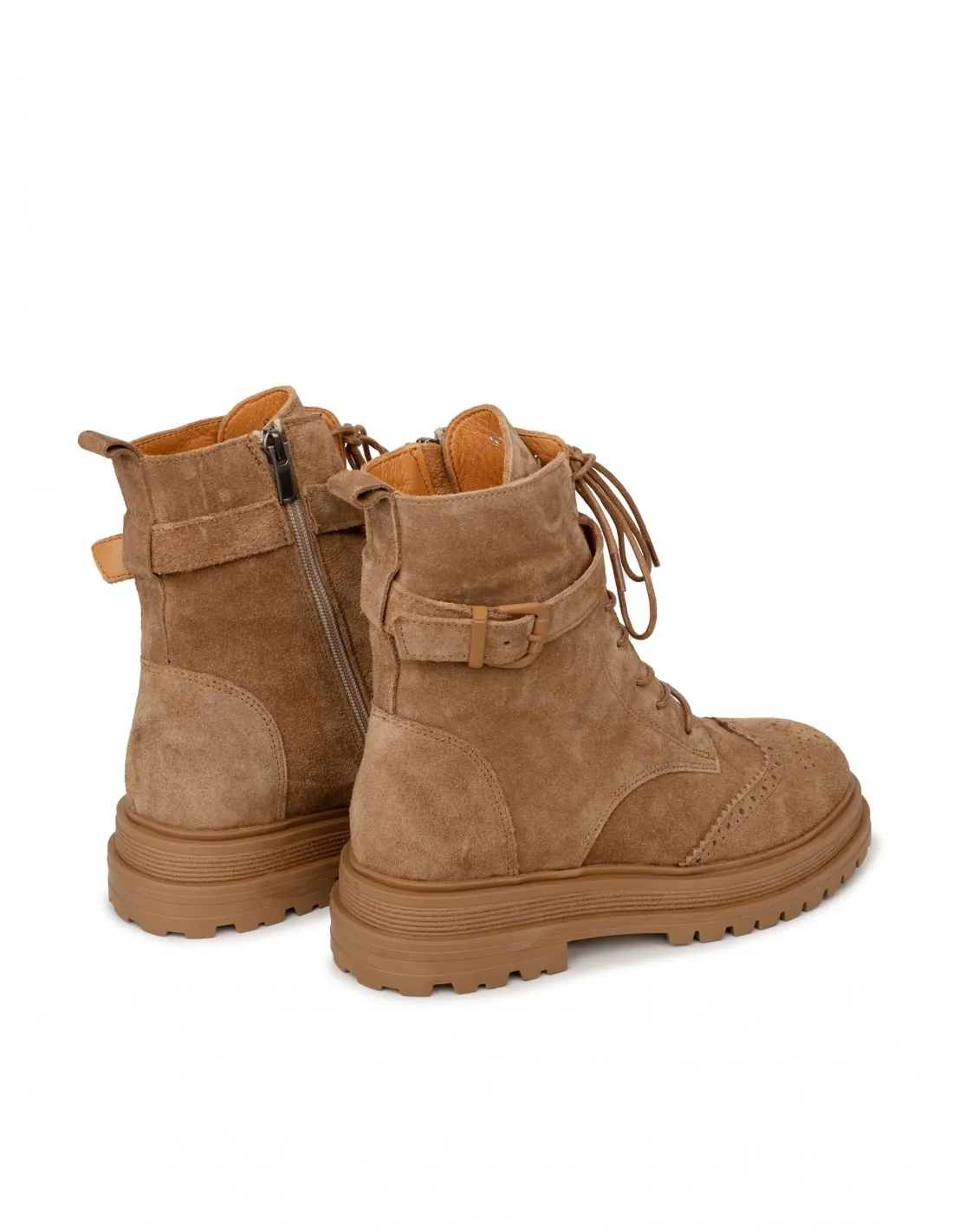 Botas Militares Serraje Camel