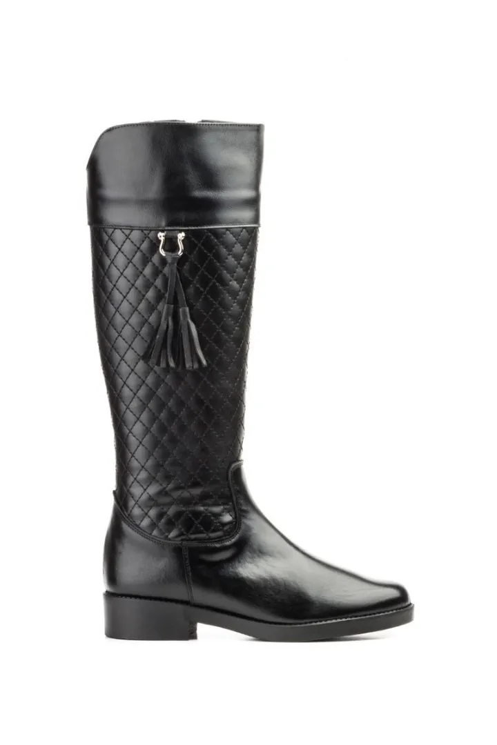 Botas Mujer Piel Negro