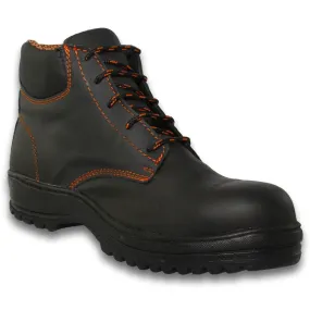 Botas Para Hombre Con Casco De Acero Estilo 0220Bo7 Marca Boost Acabado Piel Color Cafe