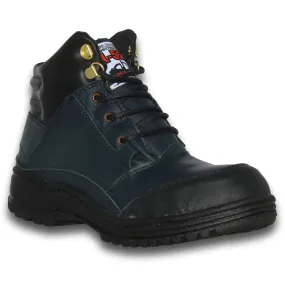 Botas Para Hombre Con Casco De Acero Estilo 2029L57 Marca L52 Acabado Piel Color Azul