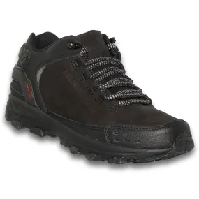 Botas Para Hombre Estilo 0411Hu7 Marca Hummer Acabado Nobuck Color Negro Negro