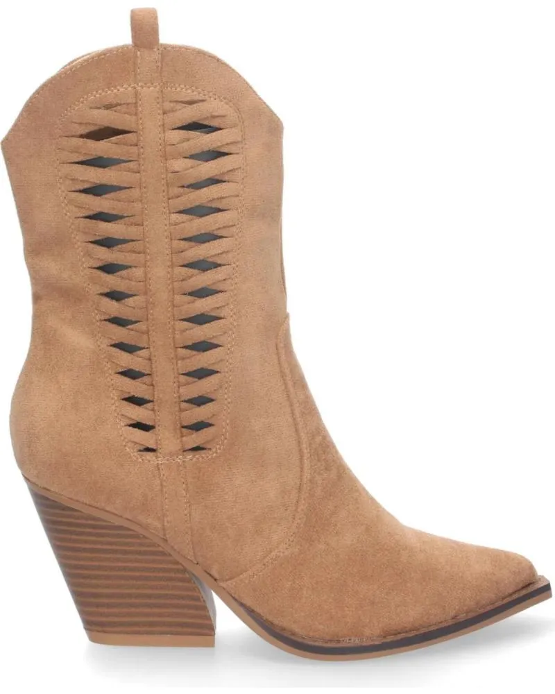 Botas PUNTOSALAO  de Mujer BOTAS COWBOY TACON MEDIO CAMPERO MUJER COLOR MARRON  VARIOS COLORES