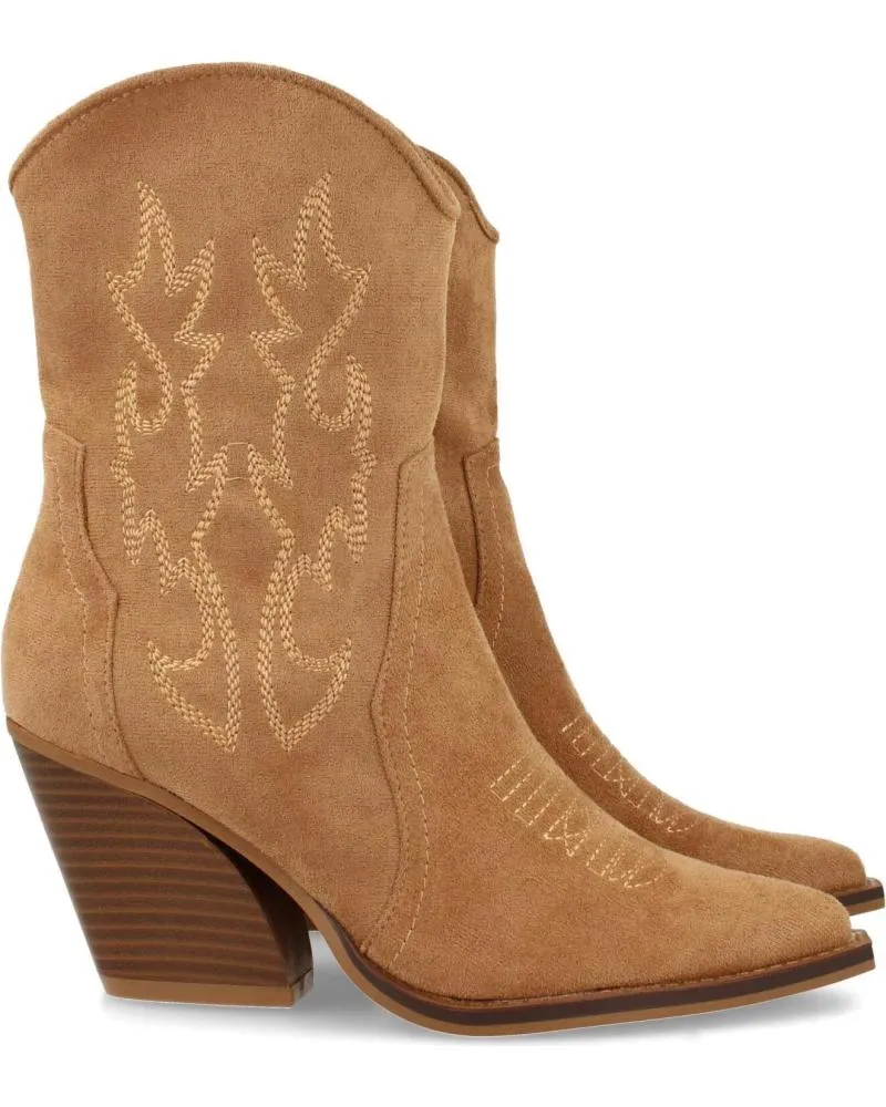 Botas PUNTOSALAO  de Mujer BOTINES COWBOY TACON MEDIO MUJER COLOR CAMEL  VARIOS COLORES