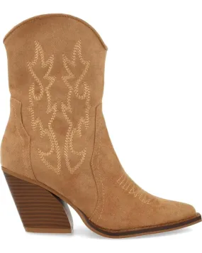 Botas PUNTOSALAO  de Mujer BOTINES COWBOY TACON MEDIO MUJER COLOR CAMEL  VARIOS COLORES