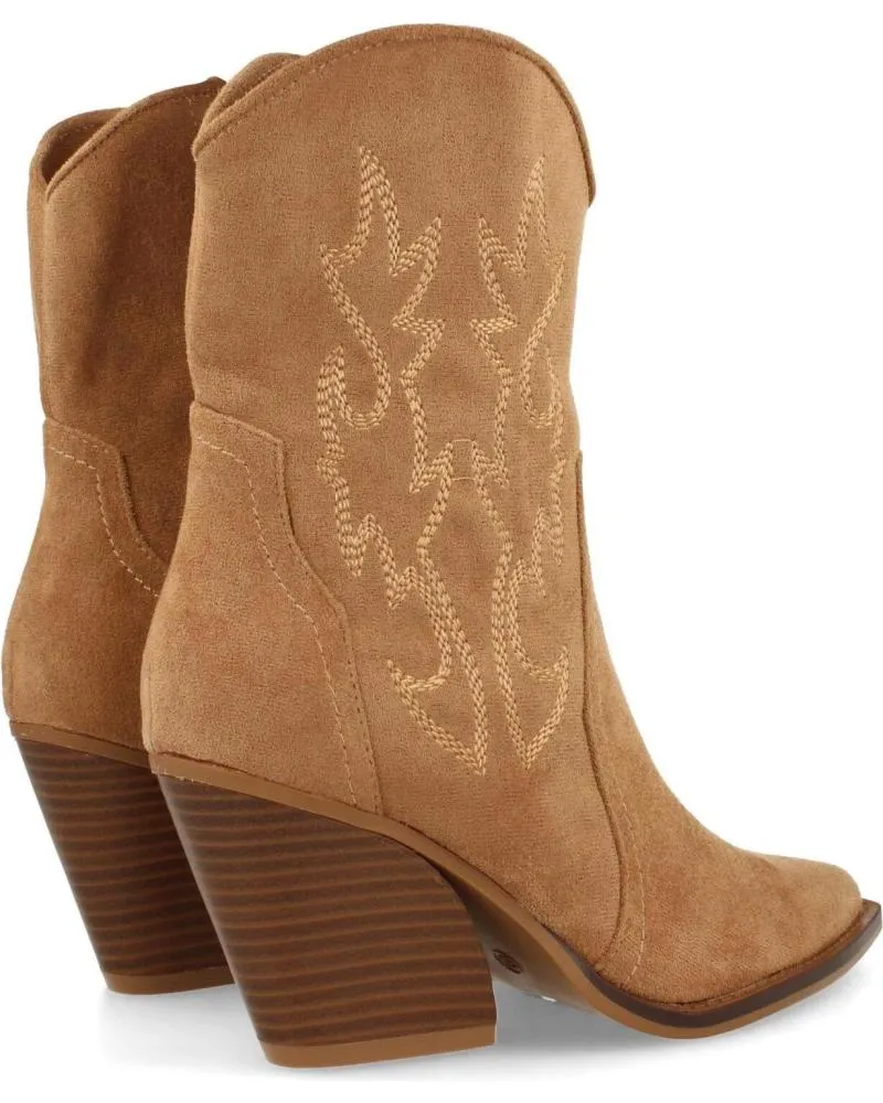 Botas PUNTOSALAO  de Mujer BOTINES COWBOY TACON MEDIO MUJER COLOR CAMEL  VARIOS COLORES