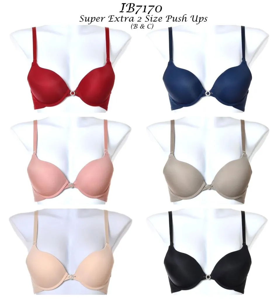 BRA DOBLE PUSH UP ESTAMPADO IB7170N