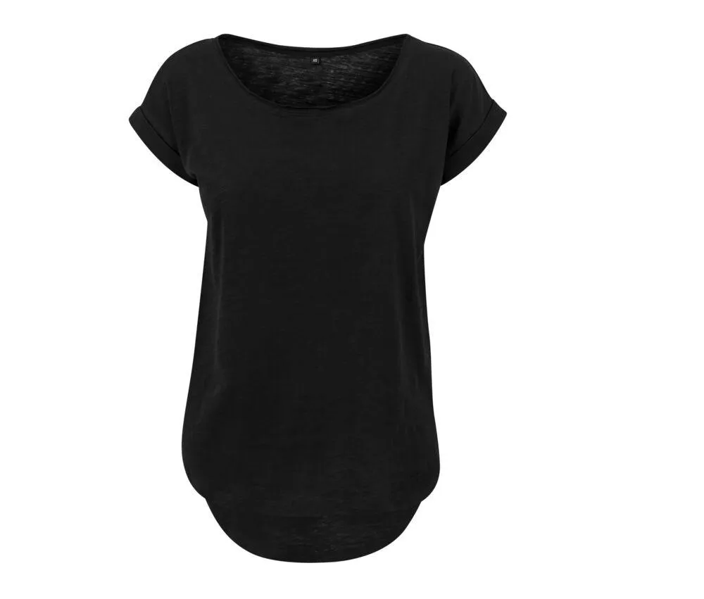 Build Your Brand BY036 - Camiseta larga de mujer BY036 - Black