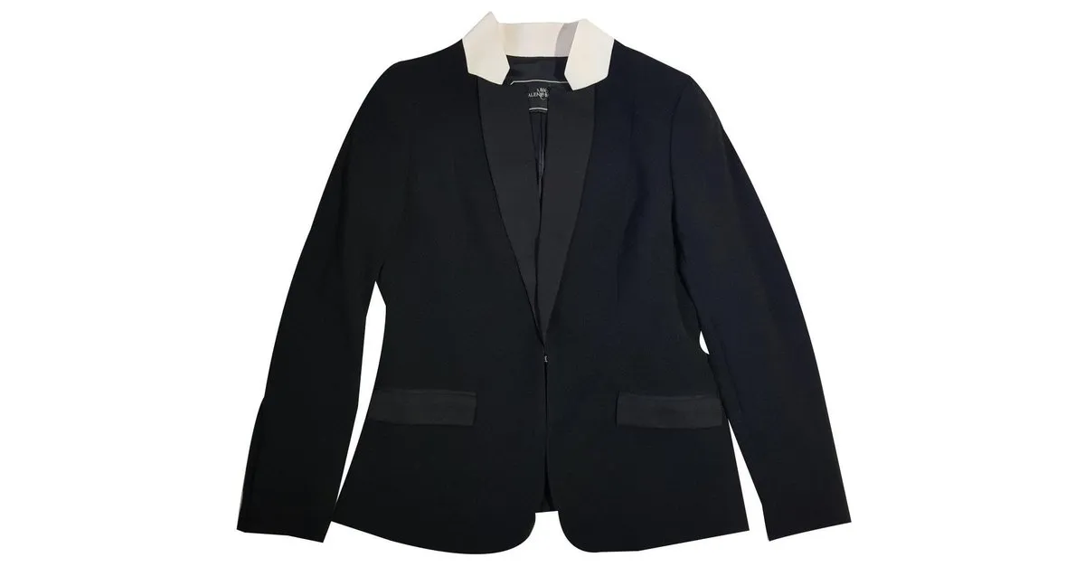 By Malene Birger Chaquetas Negro Blanco 