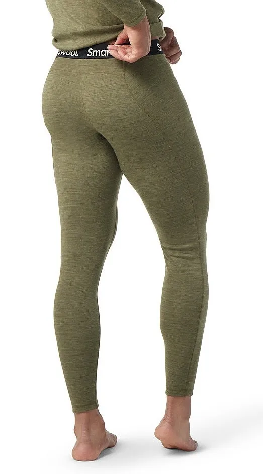 calzoncillos Smartwool Classic Thermal Merino Base Layer Bottom - Winter Moss Heather - men´s