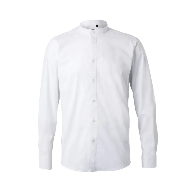 Camisa Cuello Mao Stretch Hombre Manga Larga VELILLA 405013S