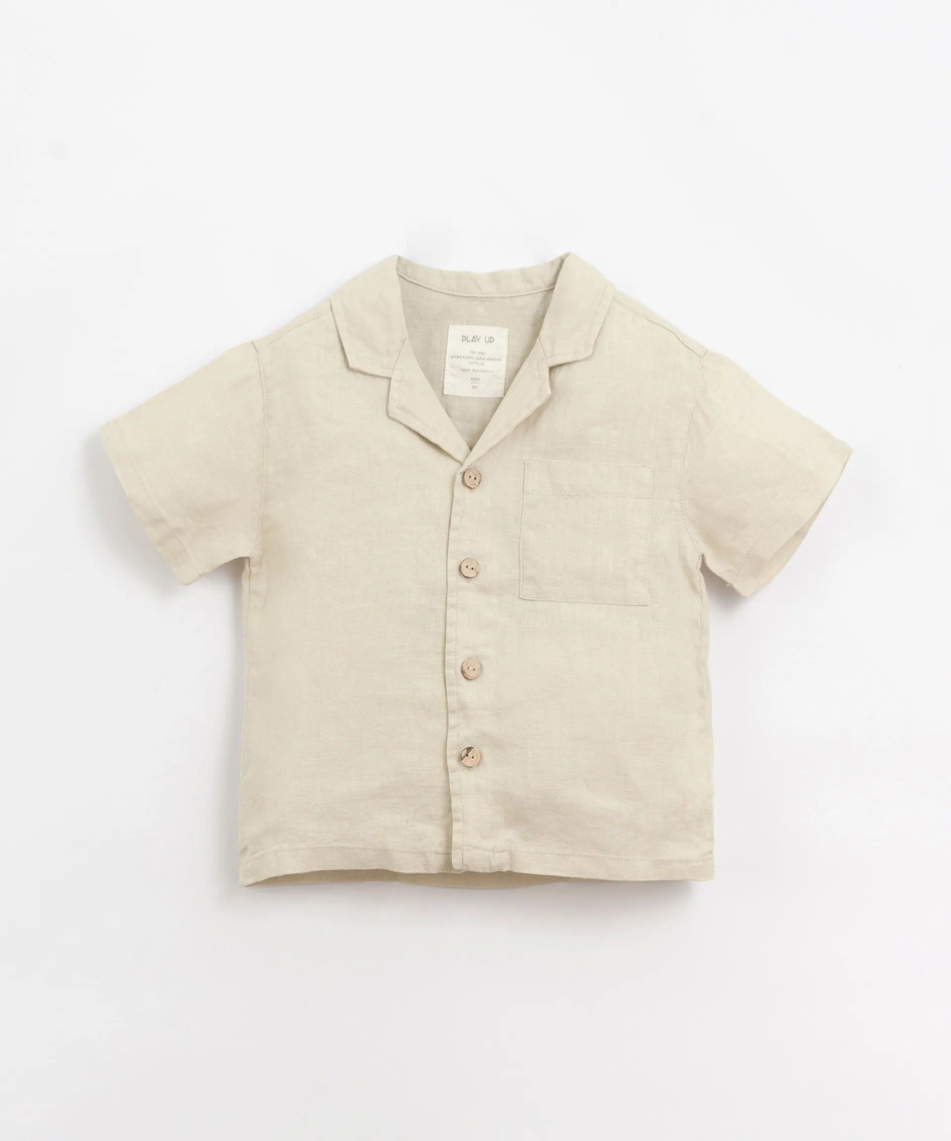 Camisa de lino con bolsillo | Organic Care