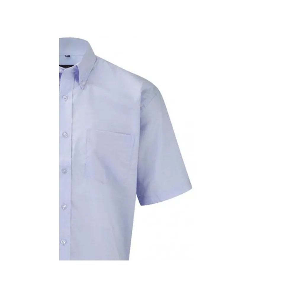 Camisa Oxford manga corta hombre