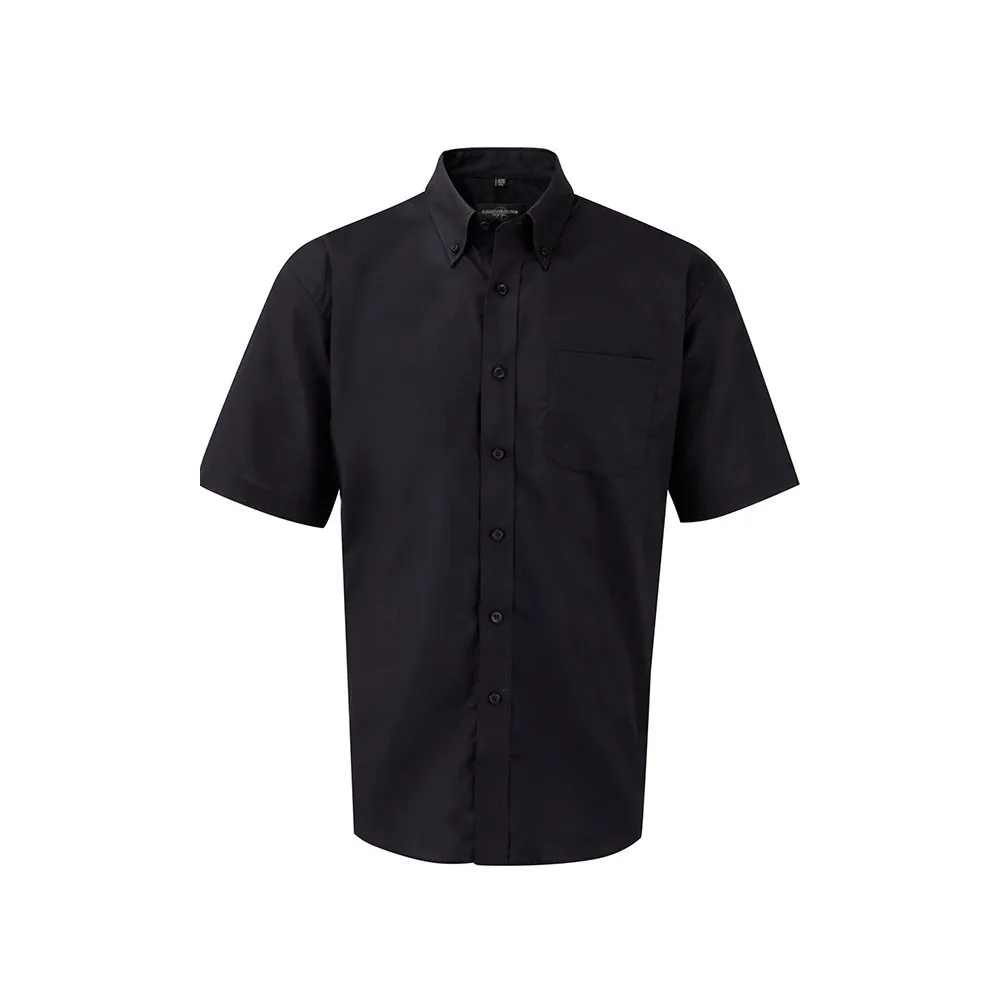 Camisa Oxford manga corta hombre