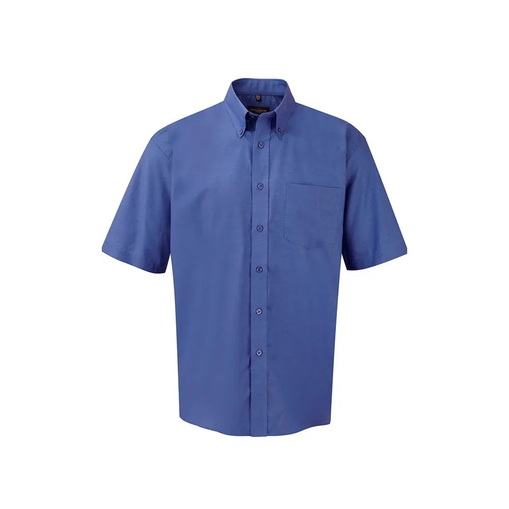 Camisa Oxford manga corta hombre