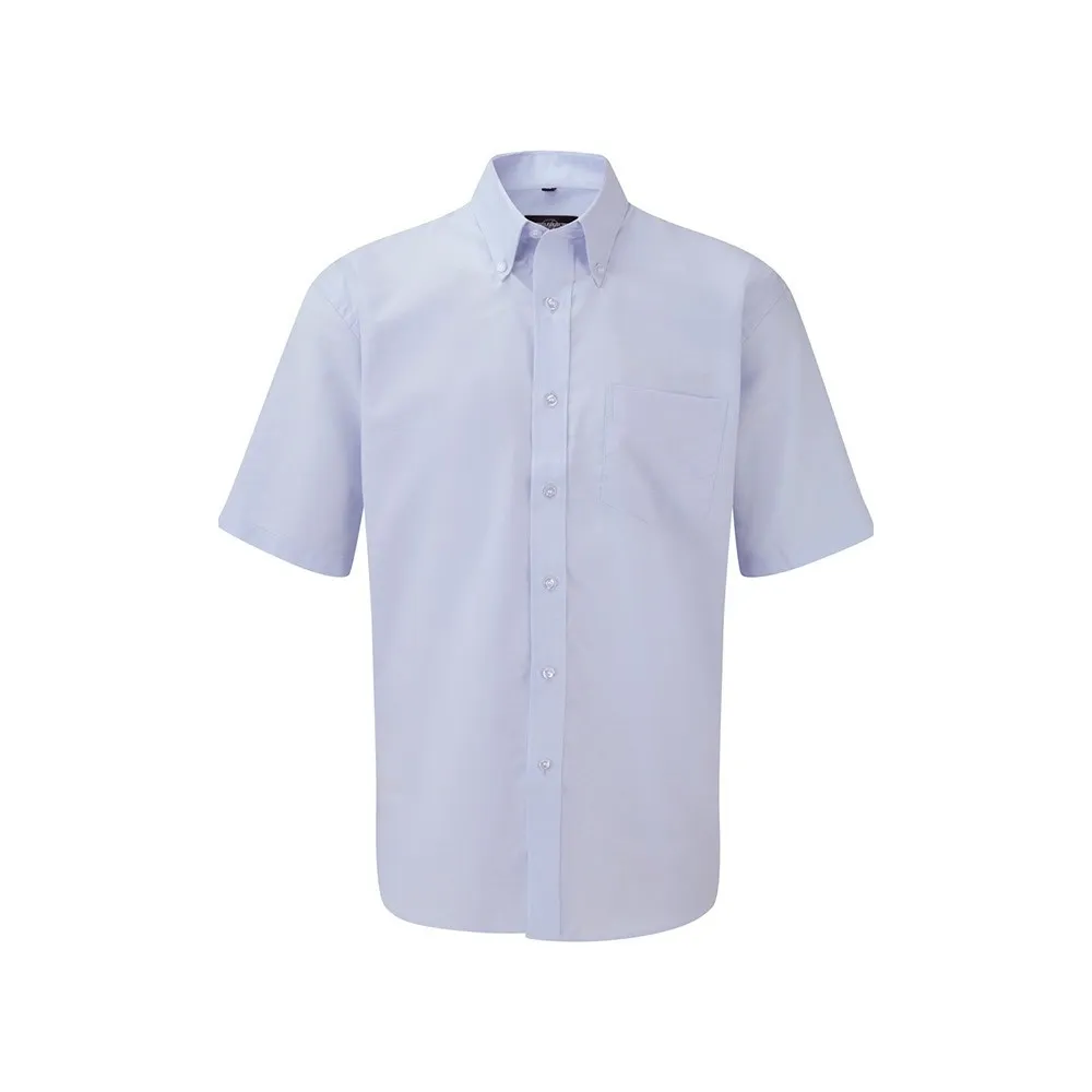 Camisa Oxford manga corta hombre