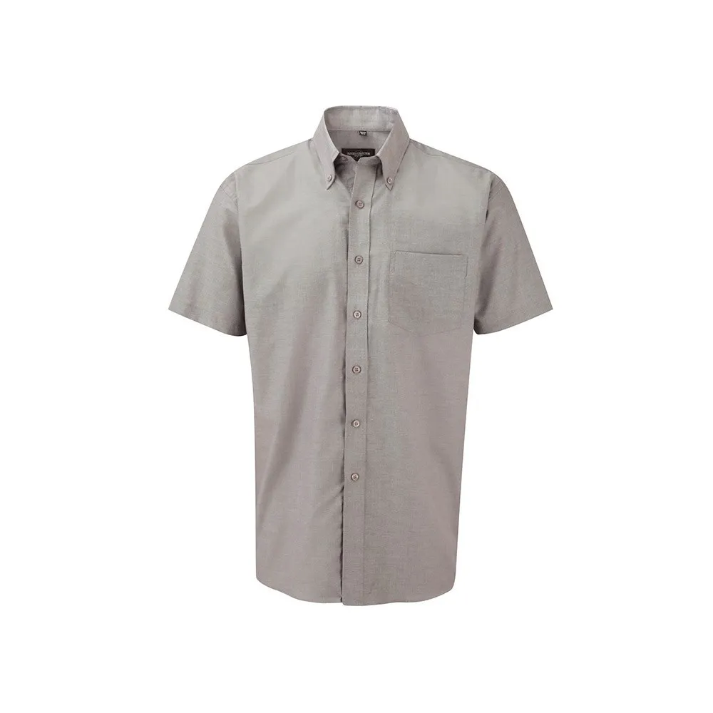 Camisa Oxford manga corta hombre