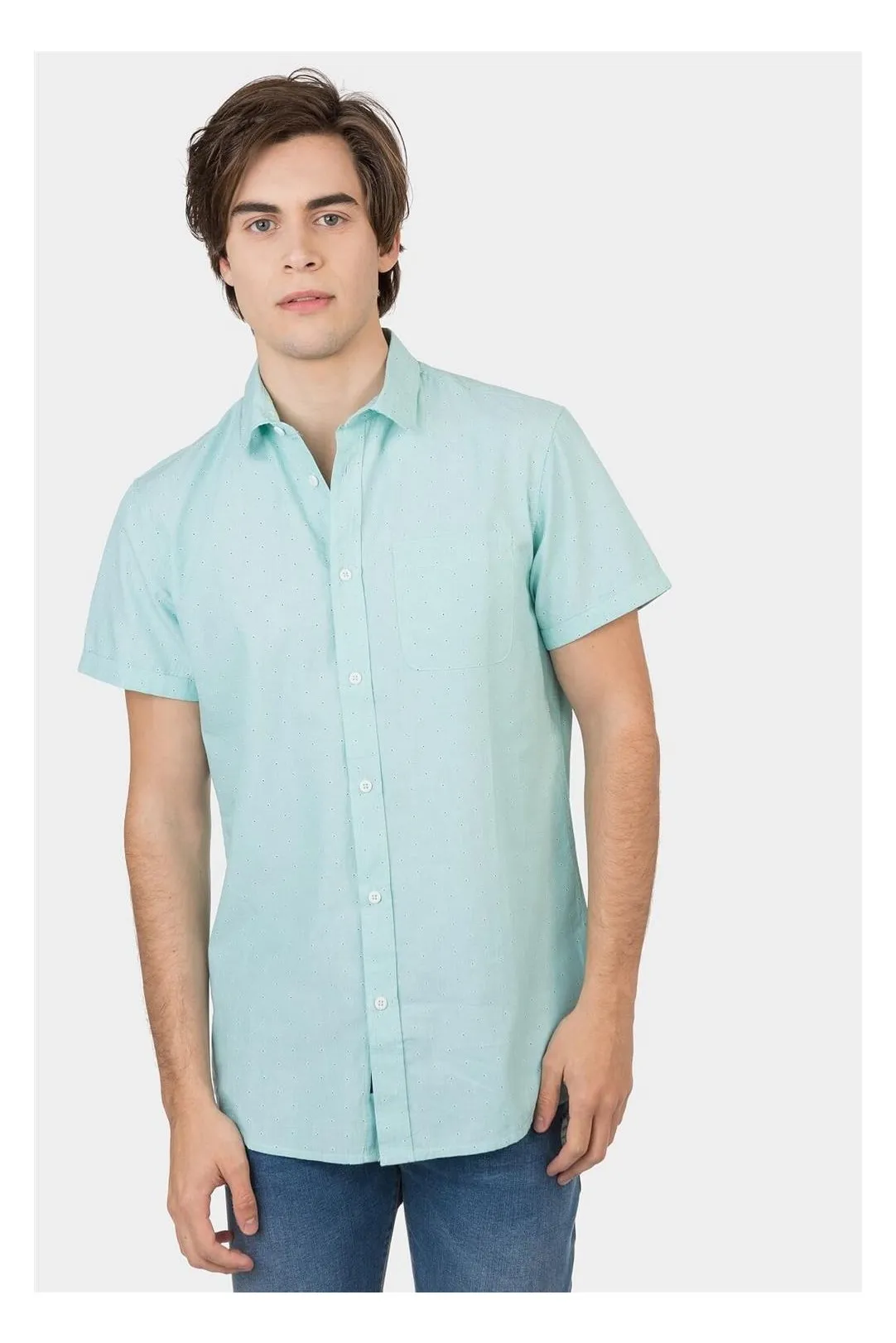 CAMISA REGULAR FIT LUXOR VERDE