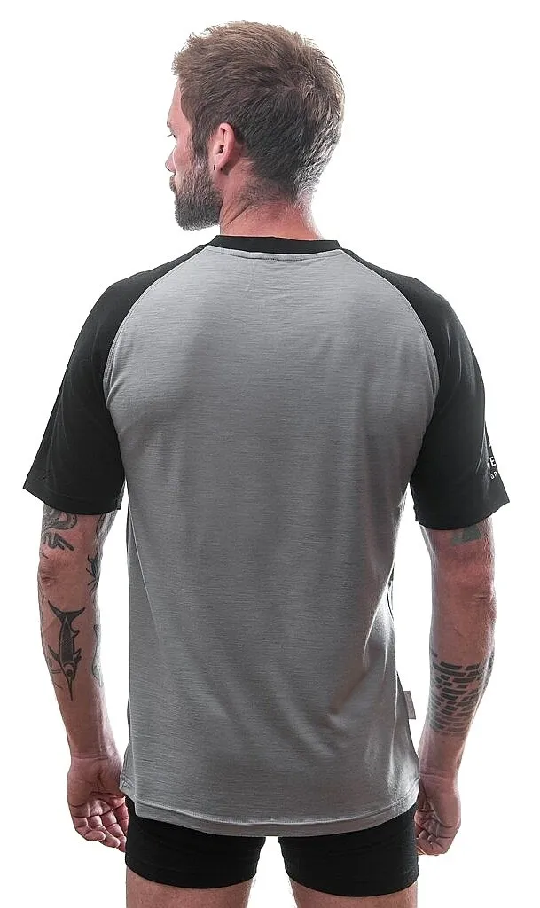 camisa Sensor Merino Active PT Adventure - Gray/Black - men´s