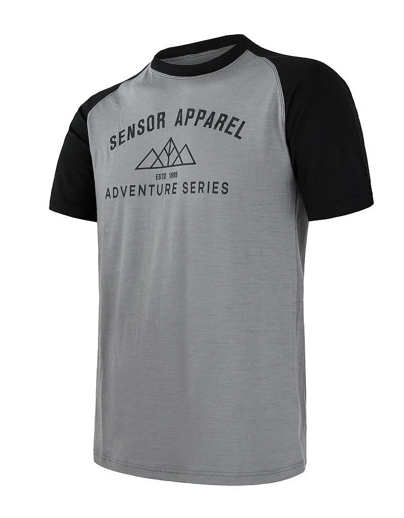 camisa Sensor Merino Active PT Adventure - Gray/Black - men´s