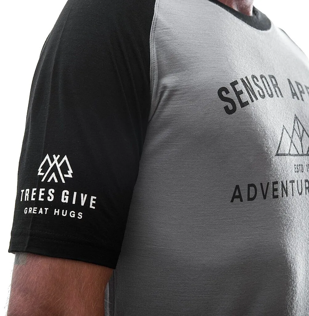 camisa Sensor Merino Active PT Adventure - Gray/Black - men´s