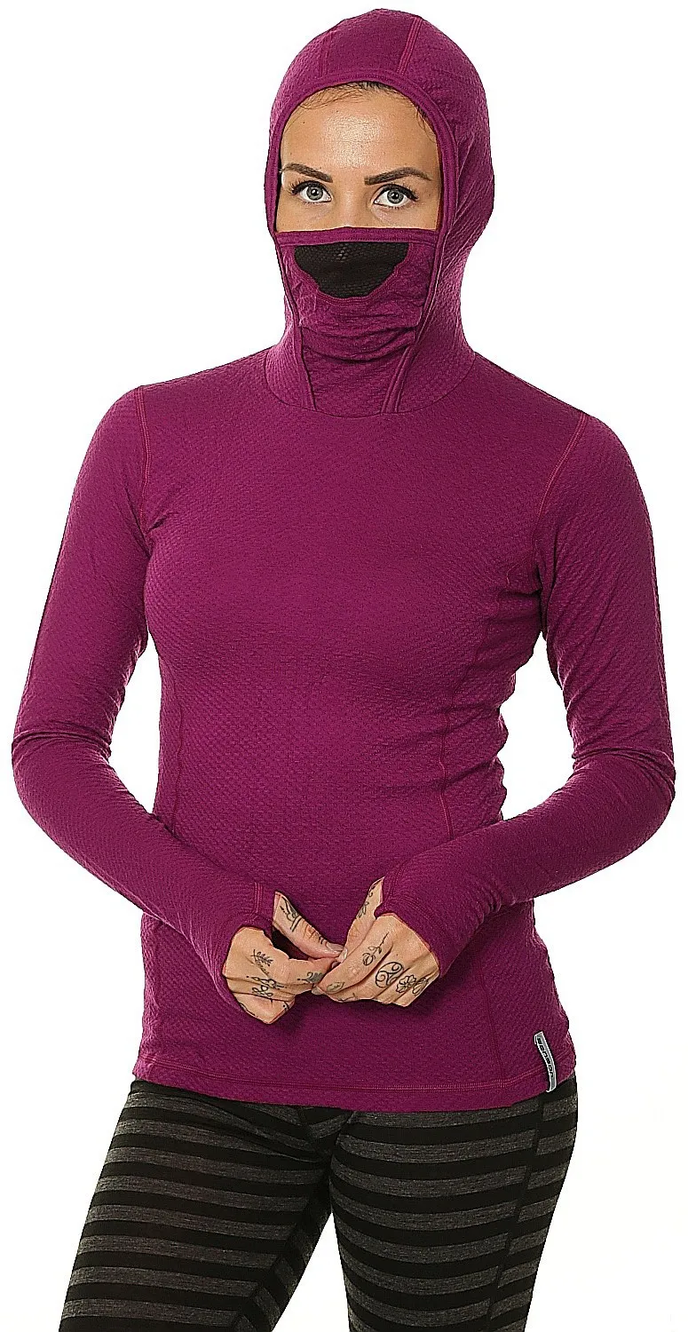 camisa Sensor Merino DF LS - Lilla - women´s