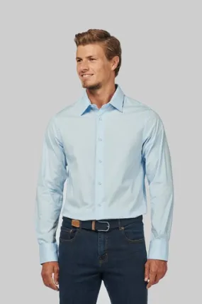 CAMISA STRETCH MANGA LARGA HOMBRE