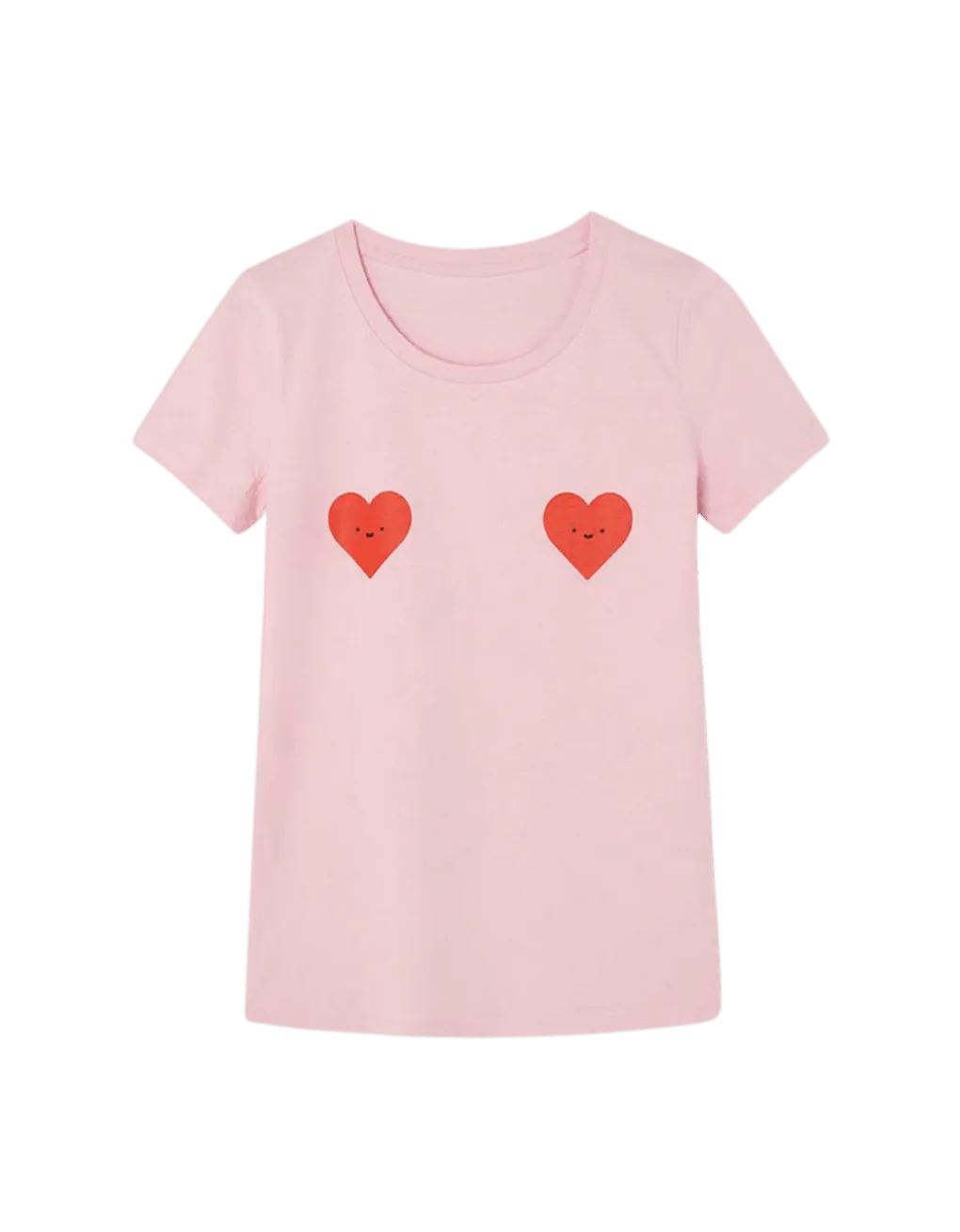 Camiseta algodón orgánico corazones