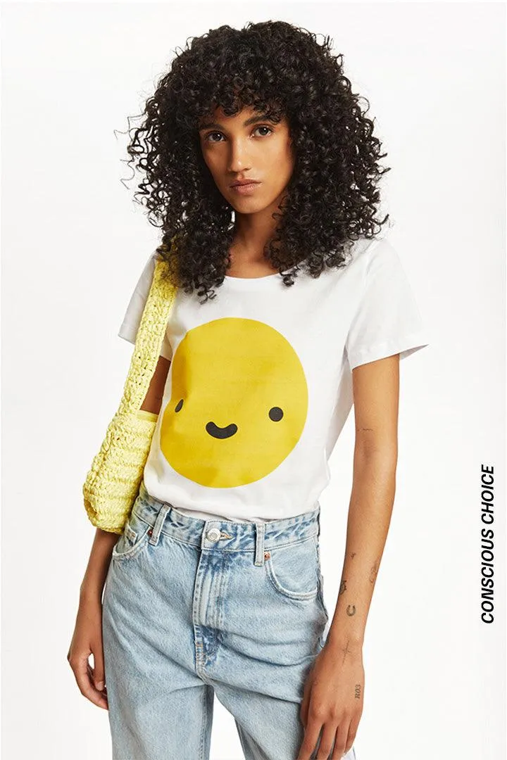 Camiseta algodón orgánico smiley