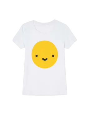 Camiseta algodón orgánico smiley