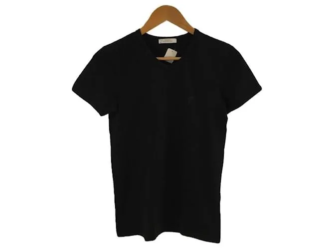 **Camiseta de algodón negra Gianni Versace Negro 