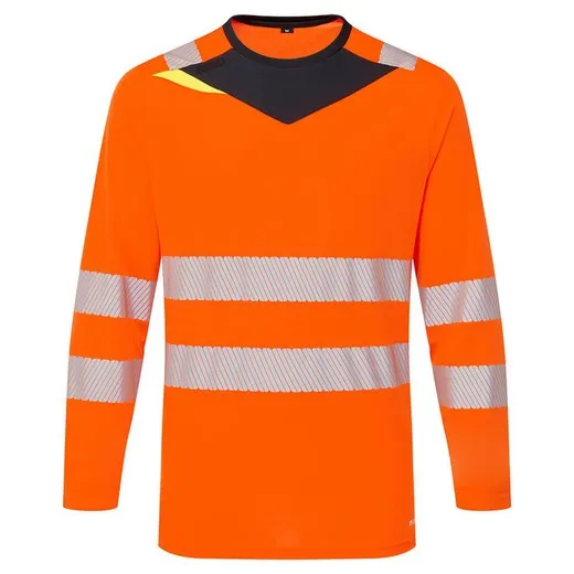 Camiseta DX4 Hi-Vis, de alta visibilidad, manga larga