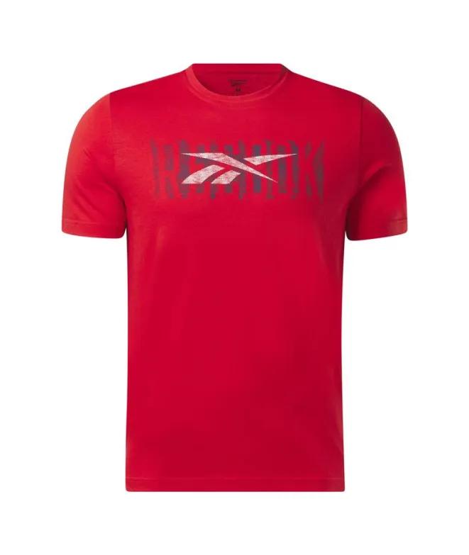 Camiseta Reebok Graphic Series Hombre Rojo