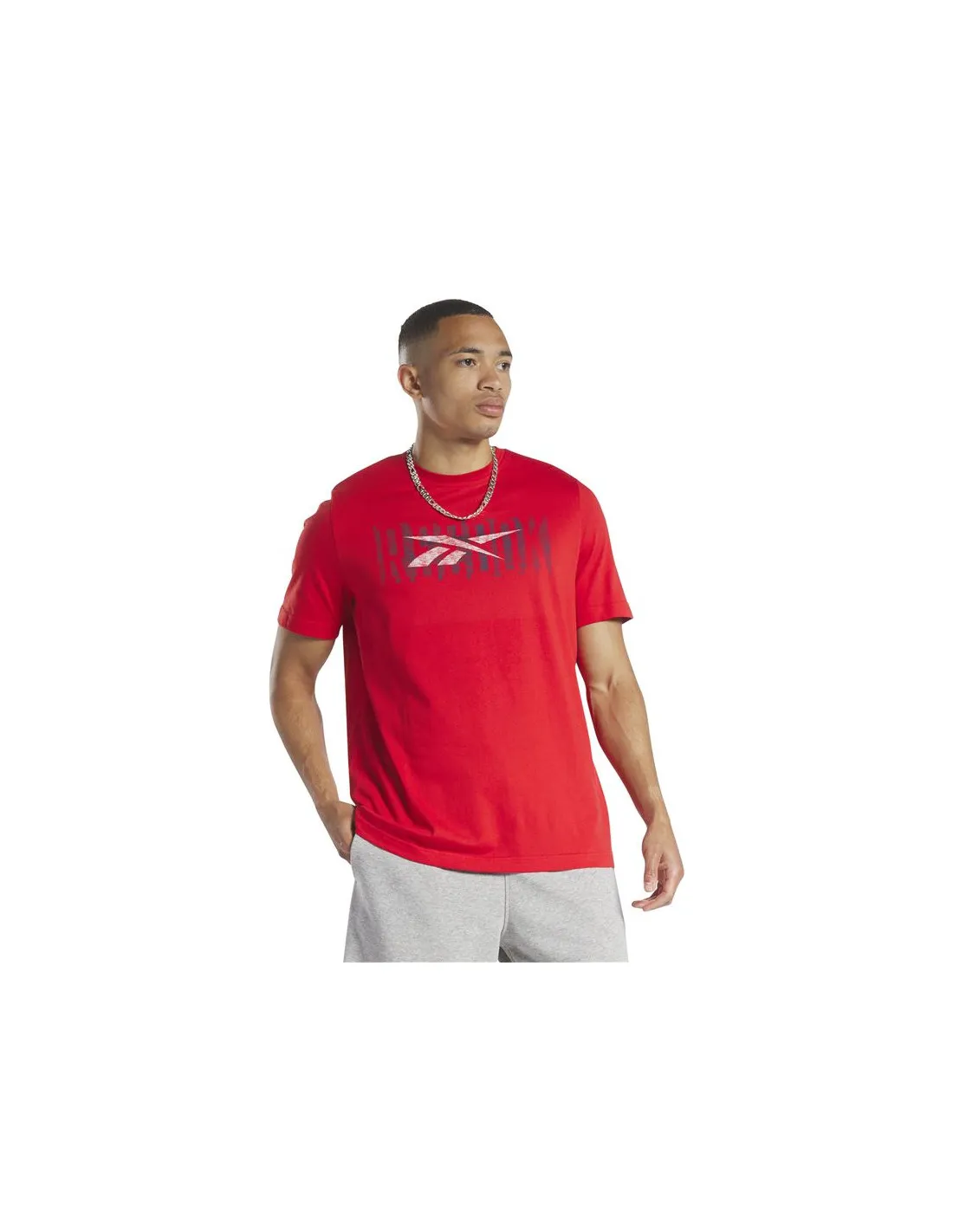 Camiseta Reebok Graphic Series Hombre Rojo