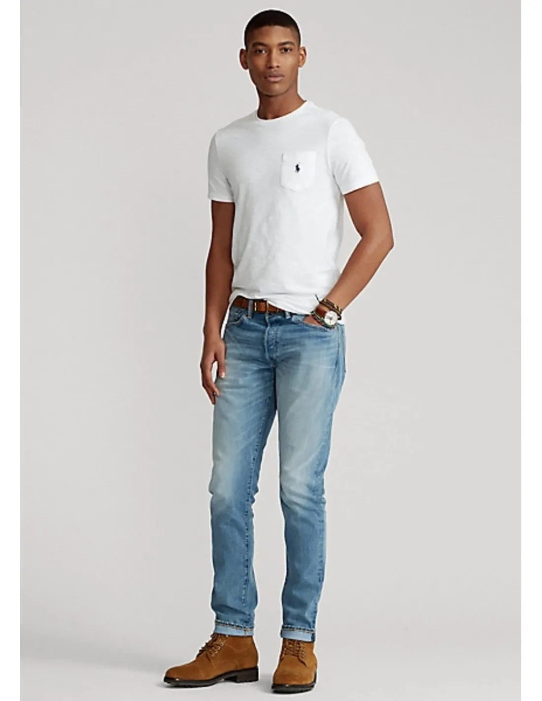 Camiseta Slim Fit Blanca